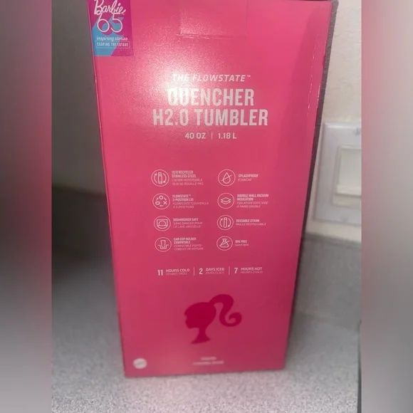 Stanley Barbie™ Pink 40 oz Icon Quencher Limited Edition NIB - Picture 2 of 2